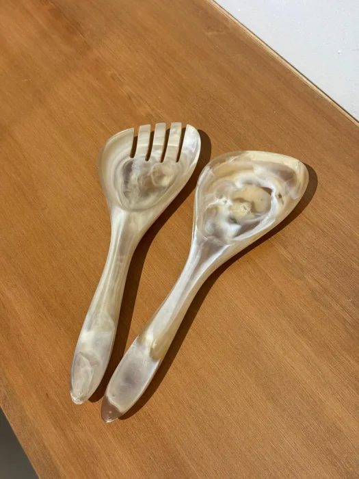 Cubiertos de ensalada resina en Beige - Decoración, Uruguay | FMB