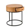 MESA DE LUZ PETRA CINAMOMO 51X51X54H - Mesas de luz, Uruguay | Vinibel, vista 3 de 4