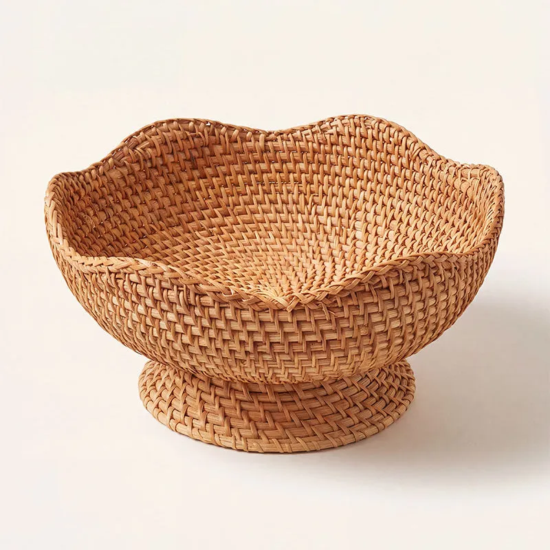 FRUTERA ARTESANAL RATÁN en Madera natural - Decoración, Uruguay | Cabana