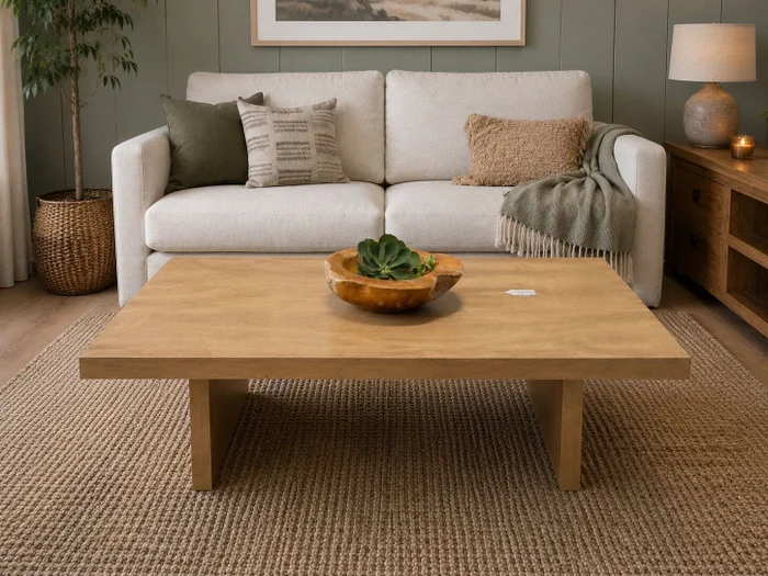 MESA CENTRO COUNTRY VOLADA en Madera natural - Mesas de living, Uruguay | Forum Design, vista 2