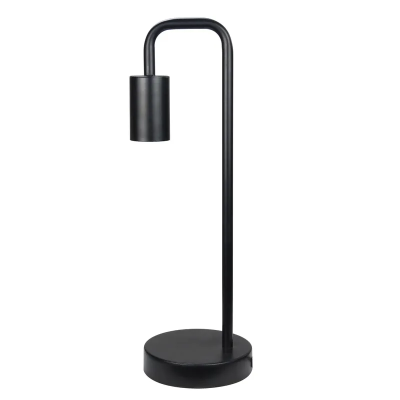 Lámpara Portátil De Mesa Metal Negro Lt7073 en Negro - Lámparas de mesa, Uruguay | Divino