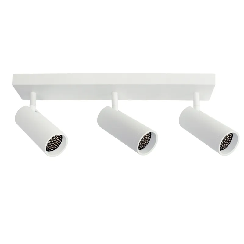 Luminaria de Adosar Long Leticia Triple Orientable Blanca en Blanco - Lámparas colgantes, Uruguay | Serlux