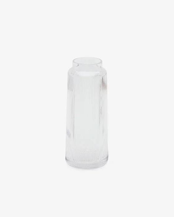 Jarrón Claudia de vidrio transparente - 30 cm en Transparente - Jarrones, Uruguay | Kavehome