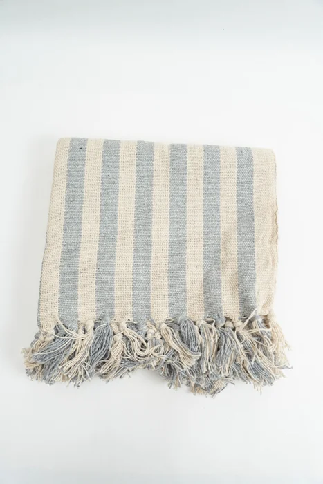 Manta Moscú - Gris Melange en Gris - Textiles, Uruguay | Indian