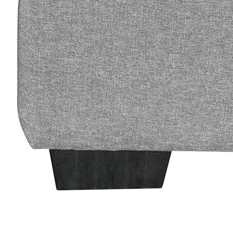 Sofá 3 Cuerpos Tela Gris Austin en Gris - Sillones y sofás, Uruguay | Divino, vista 6