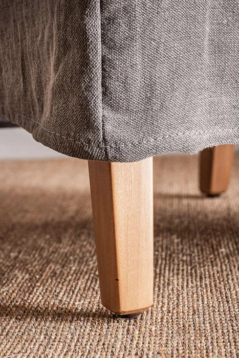 SILLA SOHO - LINO ALTO GRAMAJE - GRIS OSCURO en Gris - Butacas, banquetas y puffs, Uruguay | La Iberica, vista 7