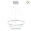 Colgante led 2 Fajas de anillos- 60W Dimerizable en Blanco - Lámparas colgantes, Uruguay | Iluminica, vista 1 de 6