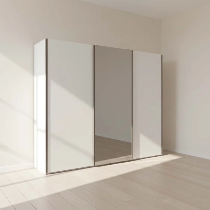 Placard Ropero 3 Puertas Mdf Blanco Venetto en Blanco - Roperos y placares, Uruguay | Divino