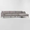 Sofá con chaise COSTA Gris DERECHO - Sillones y sofás, Uruguay | Viasono, vista 3 de 5