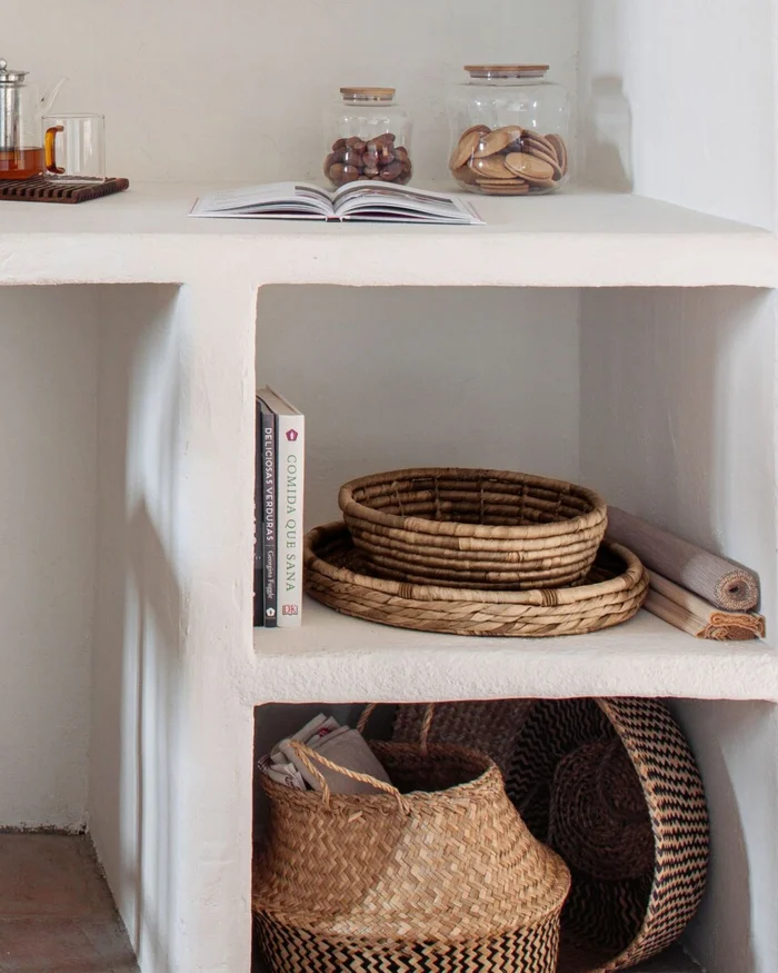 Cesta para servir Colomba fibras naturales en Madera natural - Canastos, Uruguay | Kavehome, vista 2