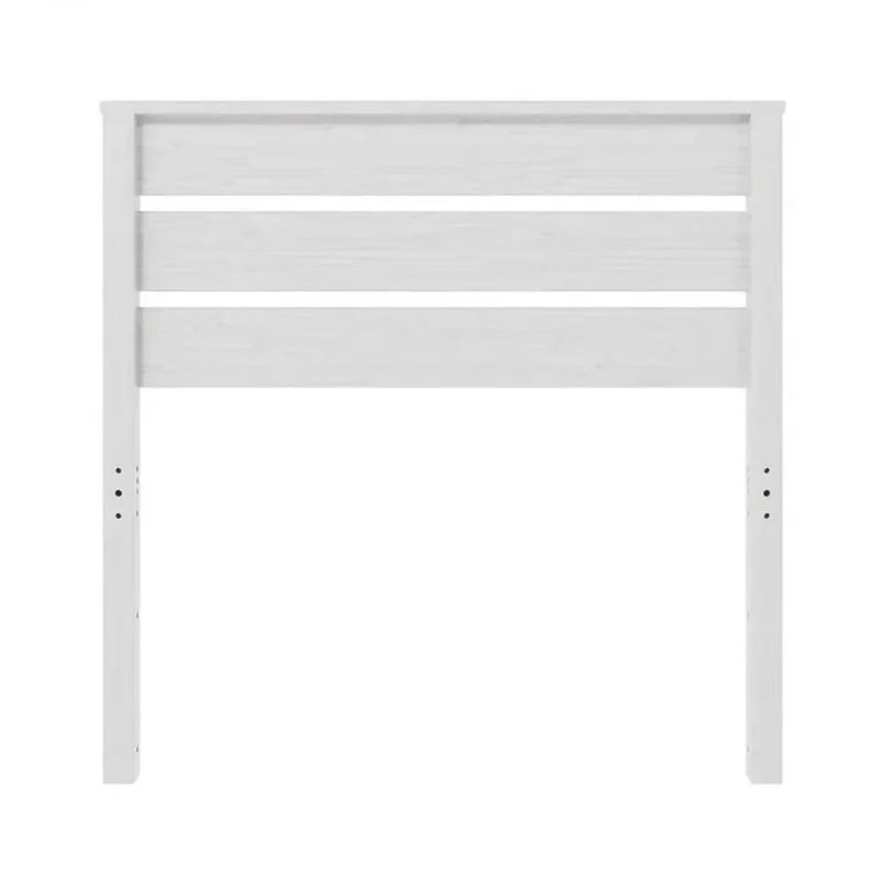 Respaldo 1 Plaza Madera maciza - Funcional - Blanco en Blanco - Respaldos de cama, Uruguay | Rústico Hogar, vista 3