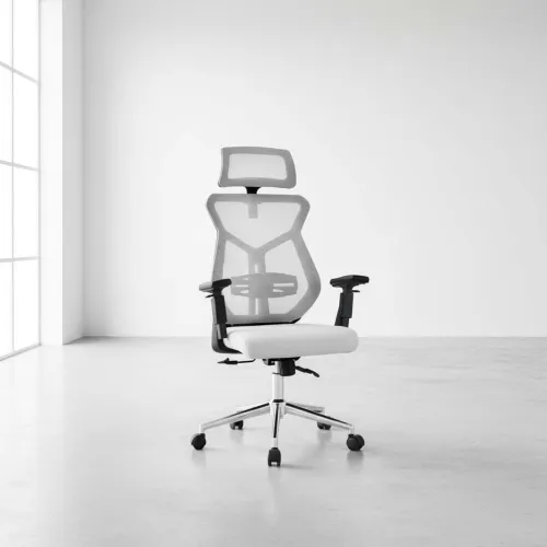 Asiento De Oficina Malla Gris Hy1029 en Gris - Escritorios y sillas de escritorio, Uruguay | Divino