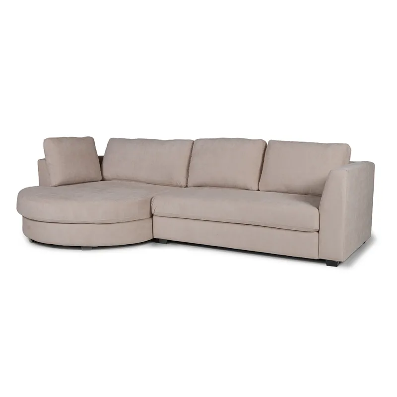Rinconera Lotus - Tela Microfibra - Chaise Izquierdo - 12072 (Beige) en Beige - Sillones y sofás, Uruguay | NYR