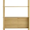 Estantería LINDVED 6 estantes 2 puertas en Madera natural - Bibliotecas, Uruguay | JYSK, vista 2 de 5