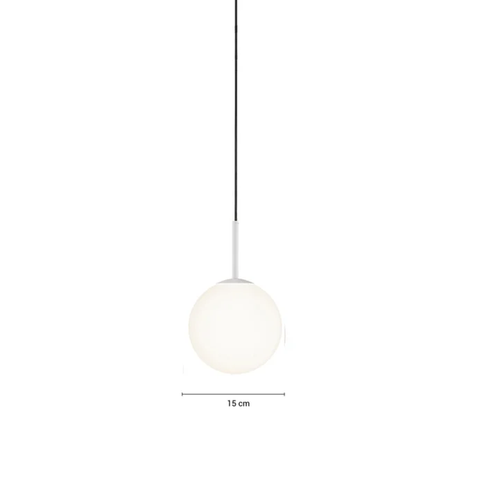 Lámpara Colgante Venancio 1 Blanco ø 15 cm en Blanco - Lámparas colgantes, Uruguay | Serlux, vista 6