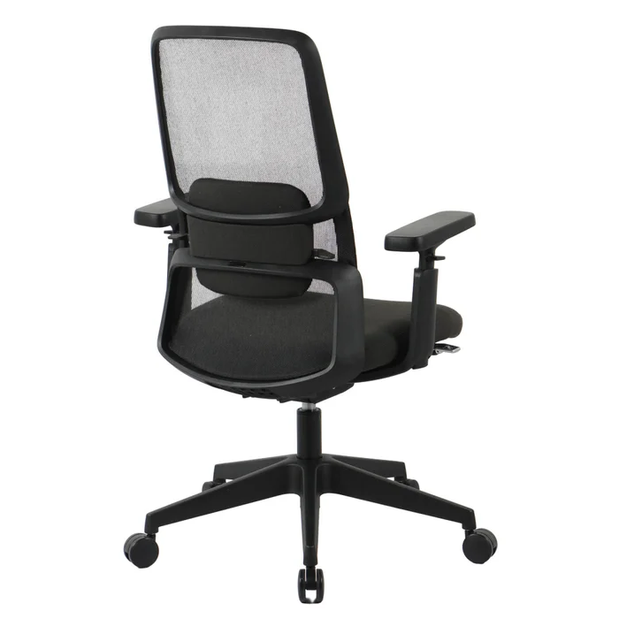 Silla De Oficina Malla-y-polipropileno Negro M2 en Negro - Sillas de escritorio, Uruguay | Divino, vista 5