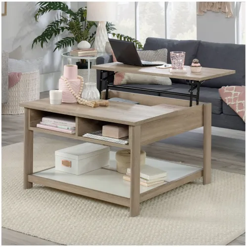 Mesa Ratona Articulada - Sauder - Linea Anda Norr en Madera natural - Mesas de luz, Uruguay | Rústico Hogar