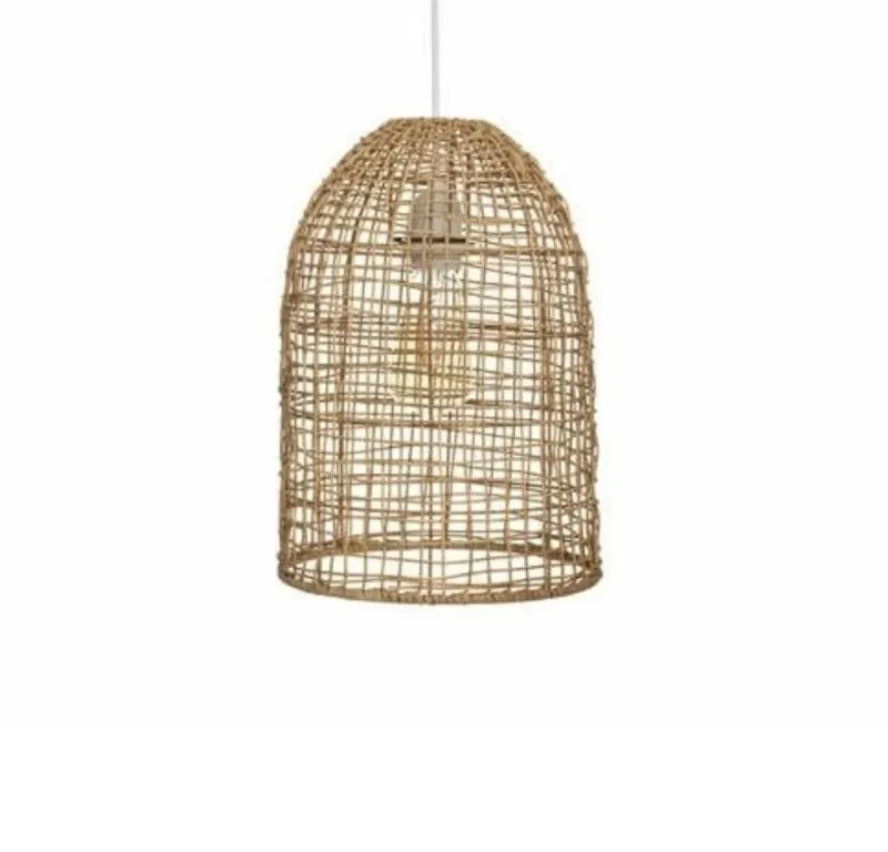 Iluminación Colgante en Rattan en Madera natural - Lámparas colgantes, Uruguay | Finkel