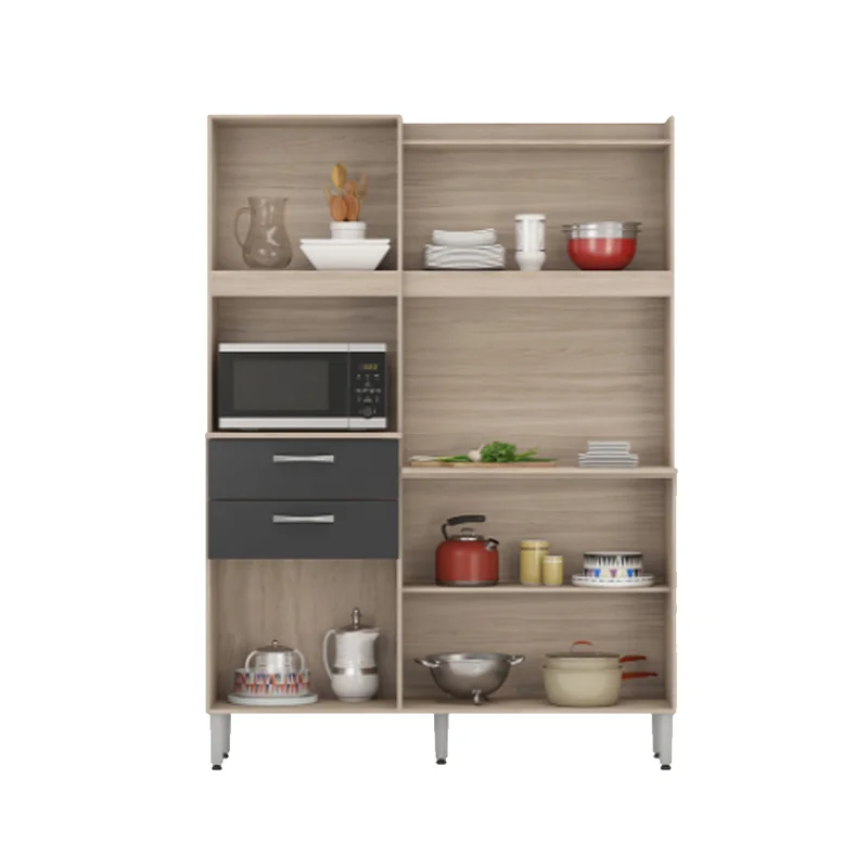 Kit De Cocina Completa 5 Puertas 3 Cajones Y Patas 100% Mdp Grafito - Butacas, banquetas y puffs, Uruguay | Muebles Express, vista 3