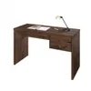 Escritorio Intelectual - 2 Cajones - Marron en Marrón - Escritorios y sillas de escritorio, Uruguay | Rústico Hogar, vista 1 de 3