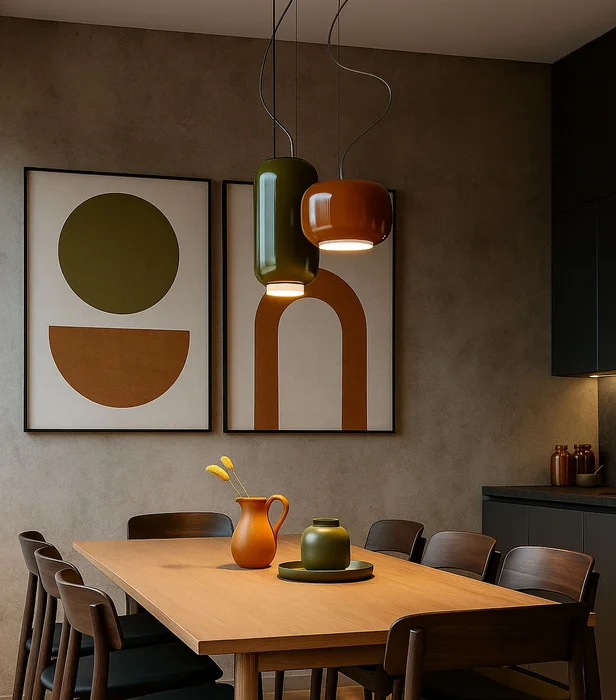 LUMINARIA CARLOTTA ORANGE en Naranja - Lámparas colgantes, Uruguay | Berlina Store, vista 8