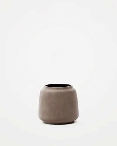 Macetero Lira de efecto terracota - Ø40 cm en Gris - Macetas, Uruguay | Kavehome