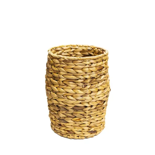 MACETERO CILINDRICO JACINTO AGUA D22x28CM NATURAL en Madera natural - Macetas, Uruguay | Koz