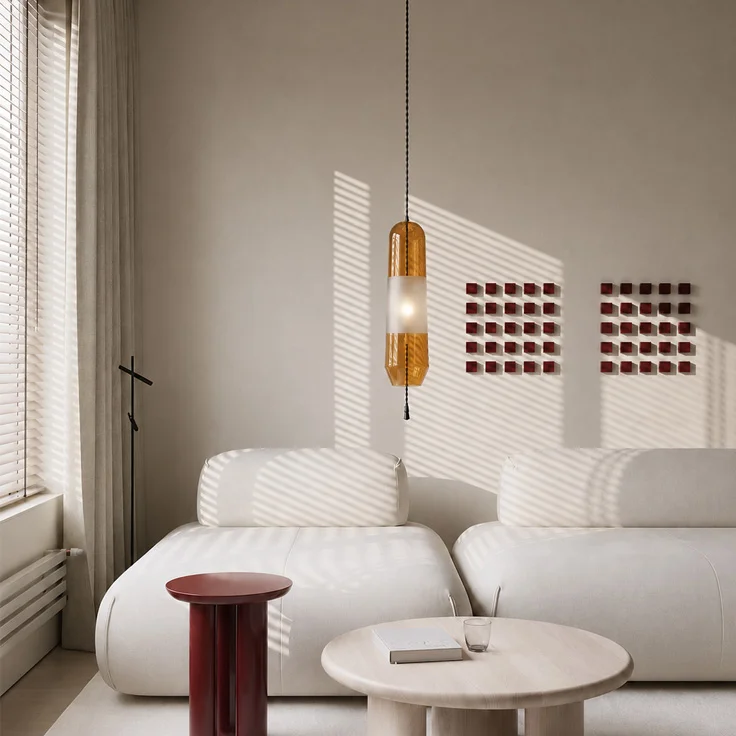 LUMINARIA AINO AMBER - Lámparas colgantes, Uruguay | Berlina Store, vista 4