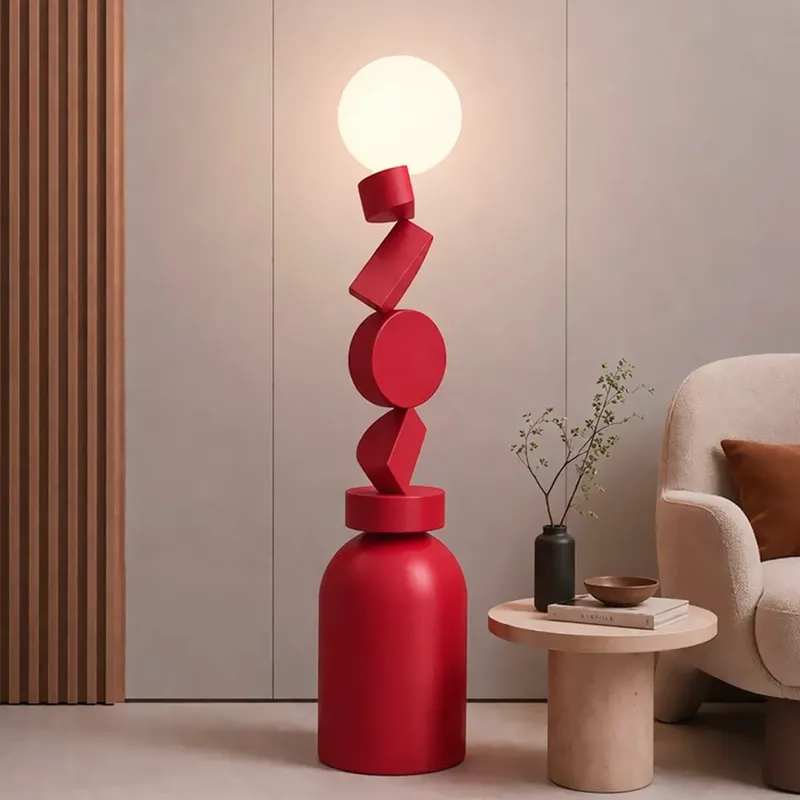 LUMINARIA FRIDA RED en Rojo - Lámparas de pie, Uruguay | Berlina Store