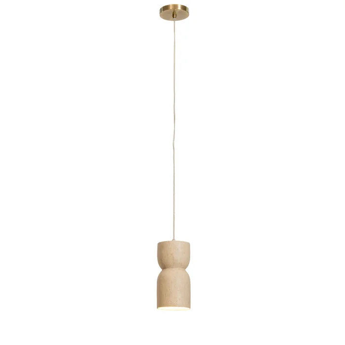 Lámpara De Techo Stone Natural/beige Piedra Fm7ubsrscl en Blanco - Lámparas colgantes, Uruguay | Divino