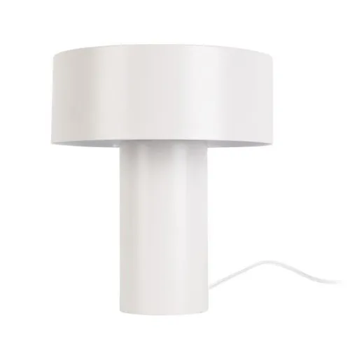 L. MESA TUBO BLANCO MATE - 20% OFF - Lámparas de mesa, Uruguay | Masinfinito Casa
