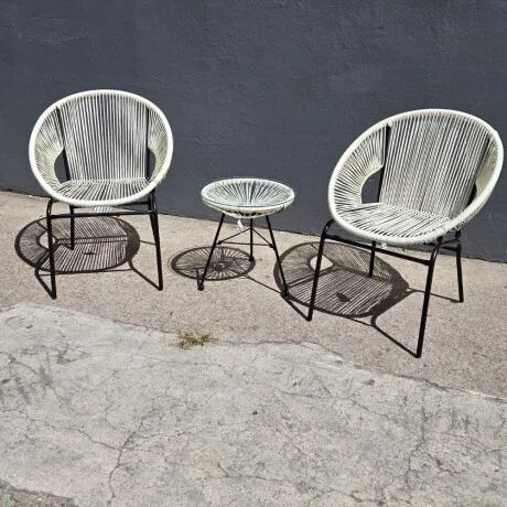 Juego de jardin Acapulco en Blanco - Muebles para el exterior, Uruguay | La Cueva Muebles, vista 15