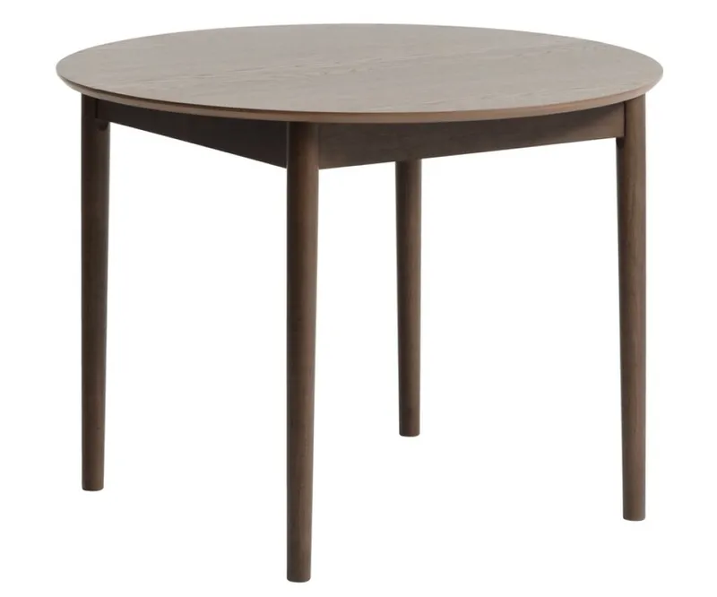 Mesa de comedor MARSTRAND exten Ø110/110x200 roble osc en Marrón - Mesas de comedor, Uruguay | JYSK