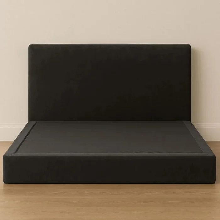 Cama 2 plazas Marshmallow en Negro - Dormitorio, Uruguay | La Cueva Muebles, vista 7