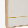 Cuadro abstracto de Salin con raya vertical de lino beige 80 x 100 cm en Beige - Decoración de pared, Uruguay | Kavehome, vista 3 de 4