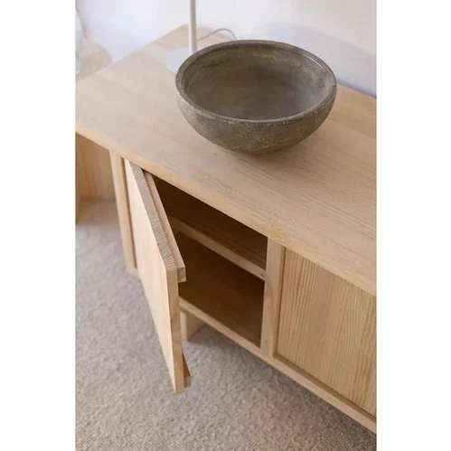 Rack Echinops en Madera natural - Muebles para TV, Uruguay | Decoquadra, vista 4