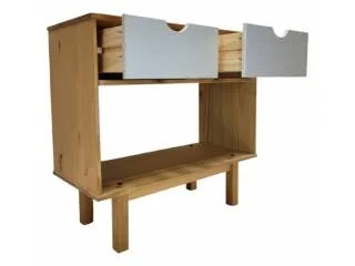 Aparador 2C Melo Linea Nordica en Madera Maciza en Madera natural - Aparadores y recibidores, Uruguay | Quesal, vista 7