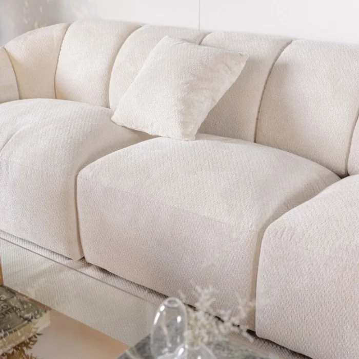 Sofá Esquinero Tratto / Crudo en Beige - Sillones y sofás, Uruguay | Fábrica Italiana, vista 3