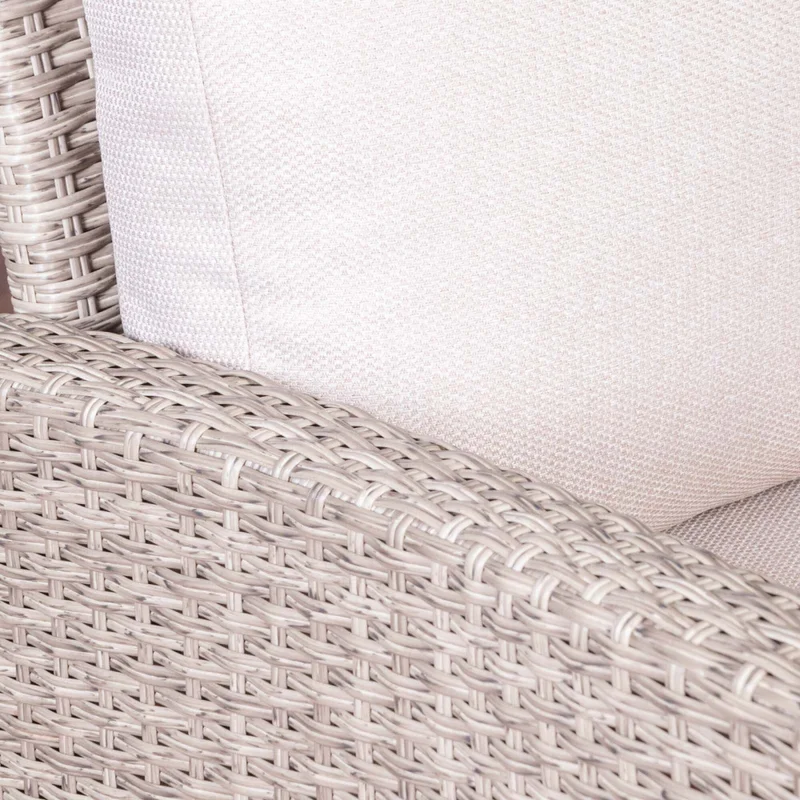 Set De Living Exterior Rattan-sintetico Natural-beige Cozumel en Madera natural - Muebles para el exterior, Uruguay | Divino, vista 9