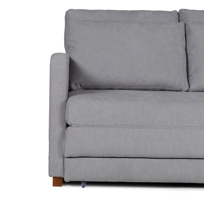 Sofá Cama Niki - Tela Microfibra - 10286 (Gris) en Gris - Sillones y sofás, Uruguay | Nyr, vista 6