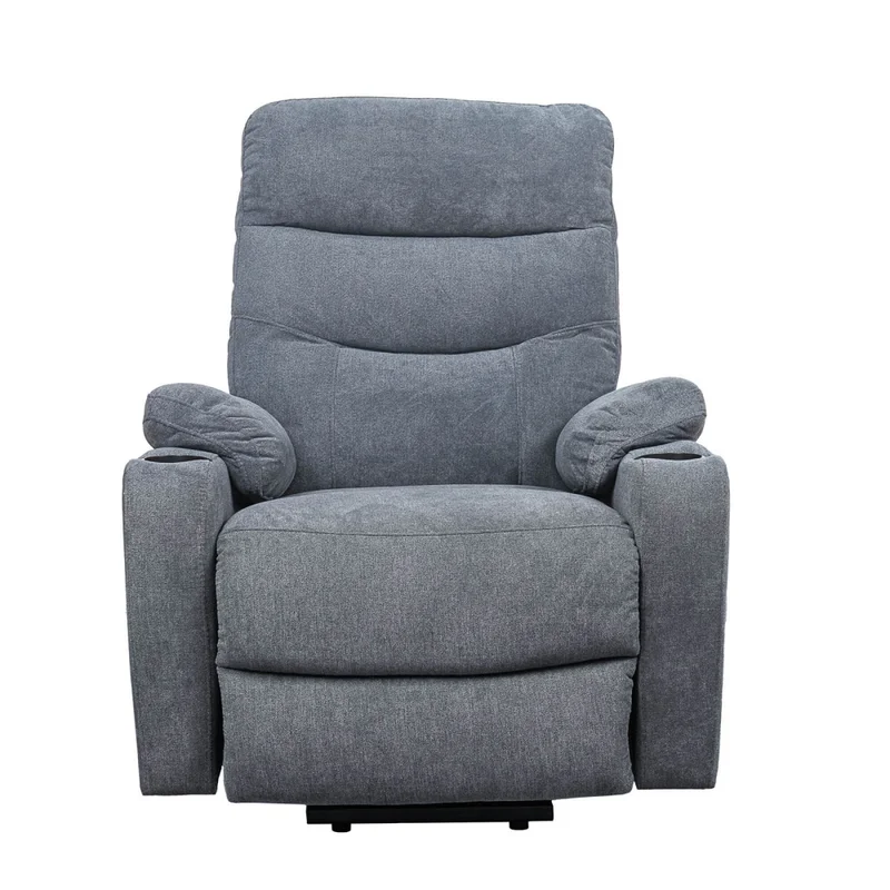 Sofá Reclinable Multifunción 1 Cuerpo Tela Gris Atika en Gris - Sillones y sofás, Uruguay | Divino, vista 3
