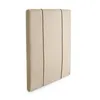 RESPALDO 1 PLAZA (0.90 MTS) - LISO TAPIZADO BEIGE C/LISTON CAMEL en Beige - Respaldos de cama, Uruguay | Champagne Home, vista 1 de 5