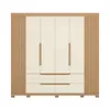 Ropero 6 puertas 4 cajones - Doble Casal - Beige en Beige - Roperos y placares, Uruguay | Rústico Hogar, vista 4 de 5