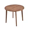Mesa de Patio Madera de Teca - Caraíva 90cm en Marrón - Muebles para el exterior, Uruguay | Rústico Hogar, vista 3 de 5