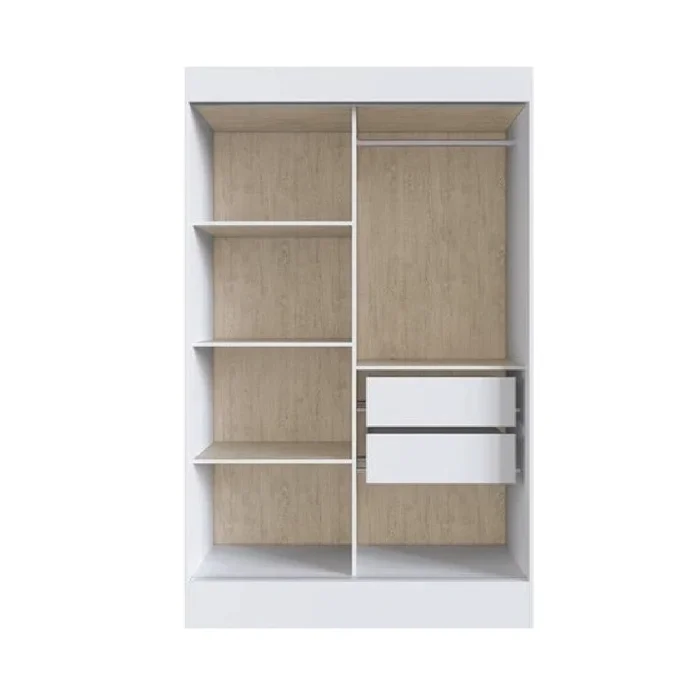Ropero Placard 2 Puertas Corredizas 2 Cajones Dormitorio - Roperos y placares, Uruguay | Muebles Express, vista 2