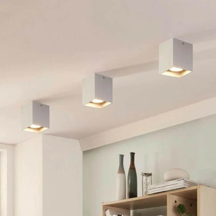 Luminaria de techo Cosmos Downlight Blanco en Negro - Lámparas colgantes, Uruguay | Serlux, vista 3