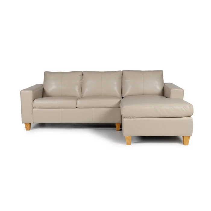 Rinconera Royale - Cuero Básico - Chaise Derecho - 519 (Beige) en Beige, Uruguay | NYR, vista 2