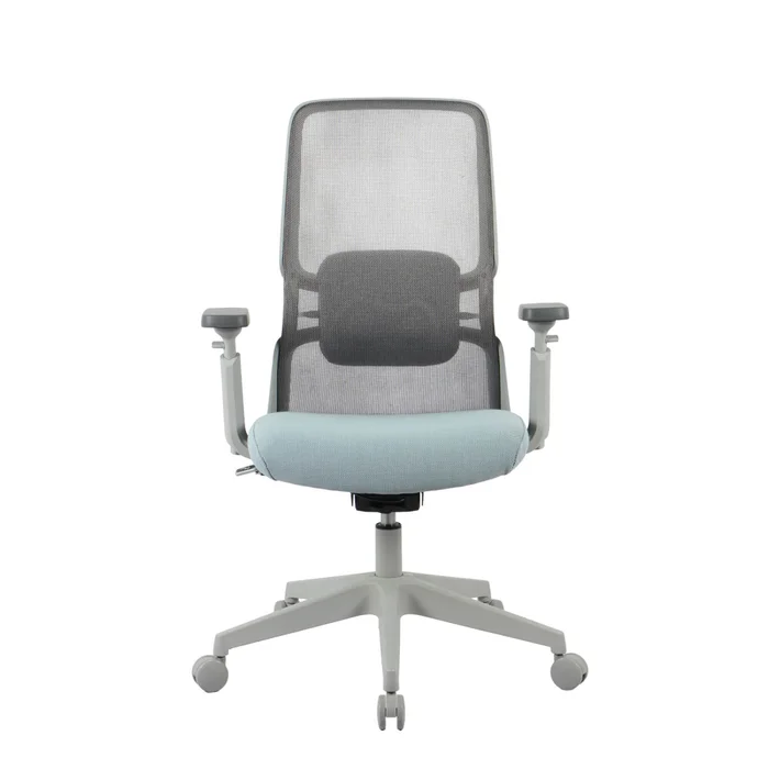 Silla De Oficina Malla-y-polipropileno Gris M2 en Gris - Escritorios y sillas de escritorio, Uruguay | Divino, vista 3