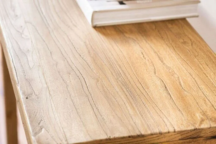 MESA DE ARRIMO / CONSOLA GEO - OLMO - 1.20 MTS en Madera natural - Bibliotecas, Uruguay | La Iberica, vista 10