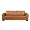 SOFA 100% CUERO - 3 CUERPOS - MODELO DOMINI - MARRON en Marrón - Sillones y sofás, Uruguay | Champagne Home, vista 3 de 5